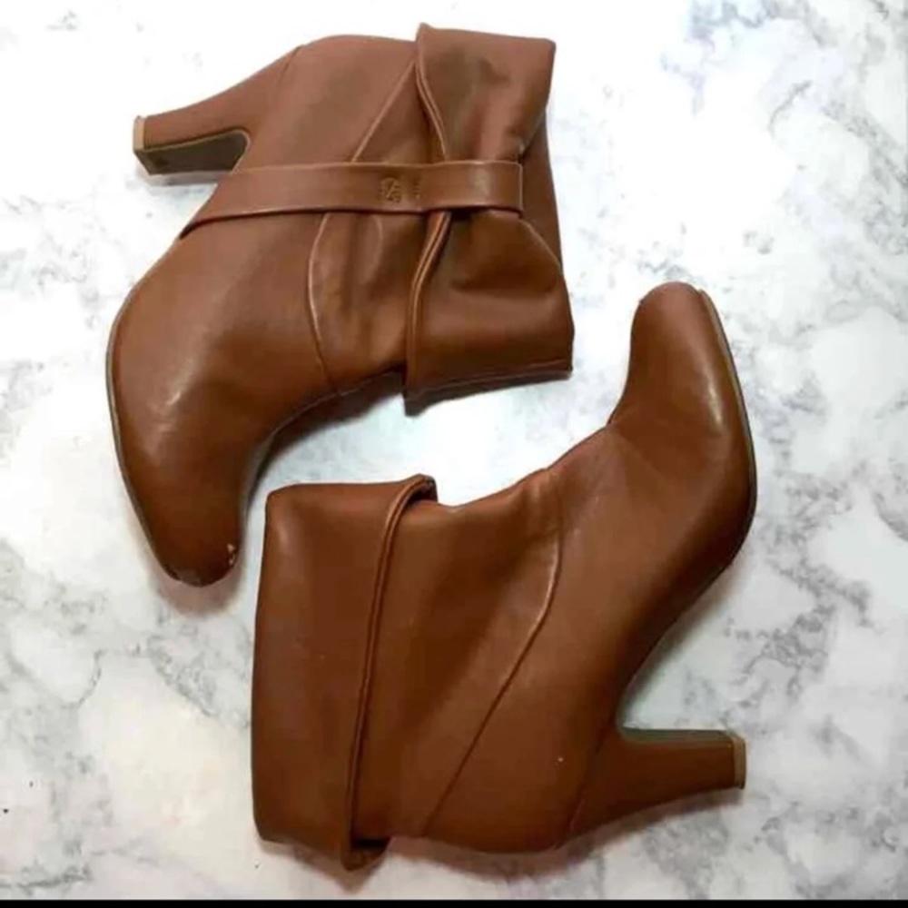 Brown booties